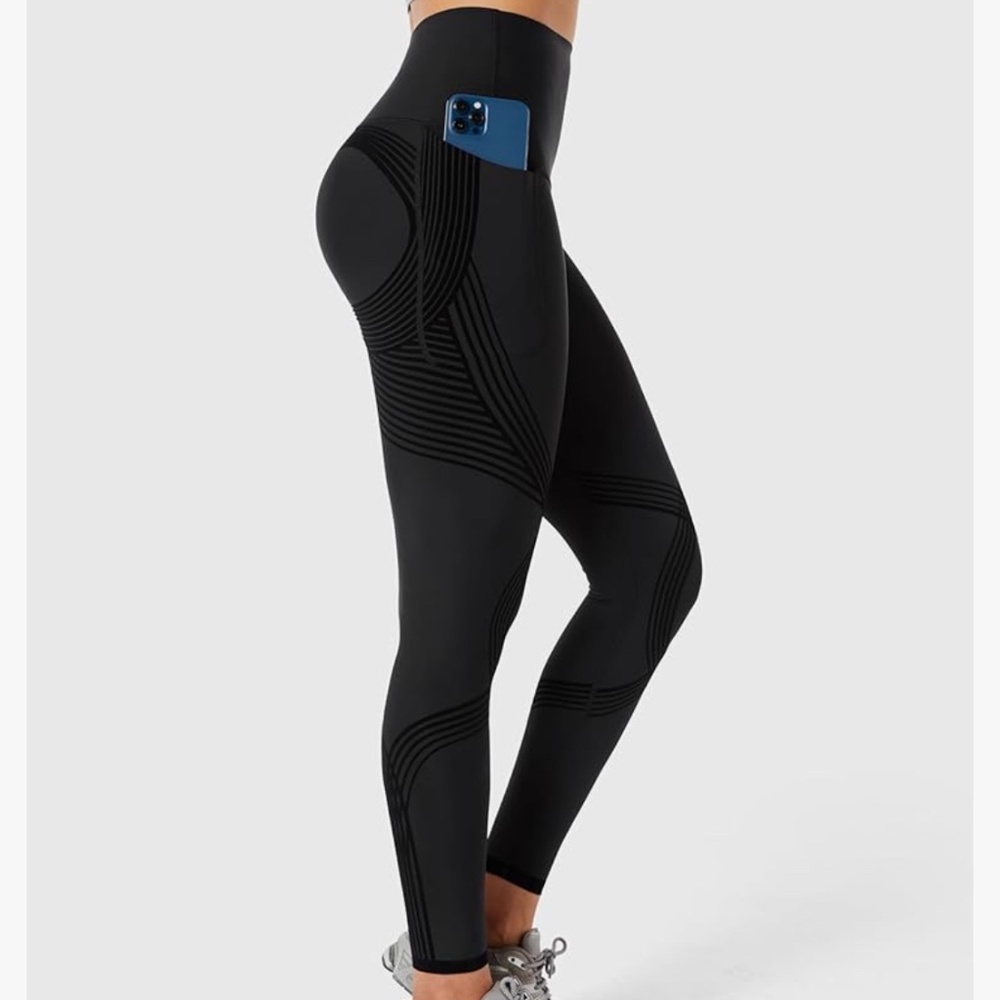 Fanka Body Sculpt Side Pocket Leggings Full Length - Picture 6 of 10